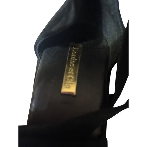 Black Leather & Suede Lace-Up Flat Sandals With Gold Zipper Detail Size 8.5M - Picture 3 of 7